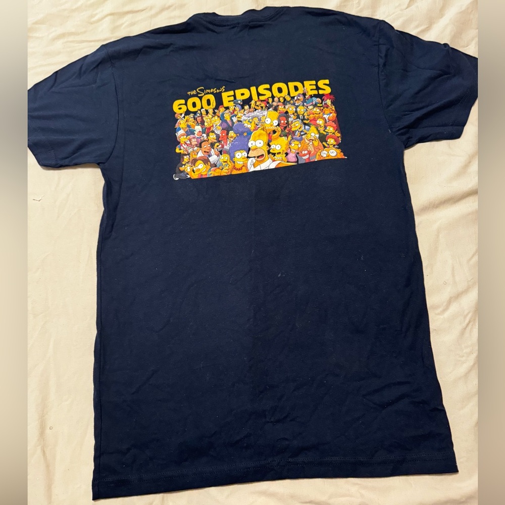 The Simpsons 600 Episode celebration graphic T-shirt Size Small in Men’s NWOT